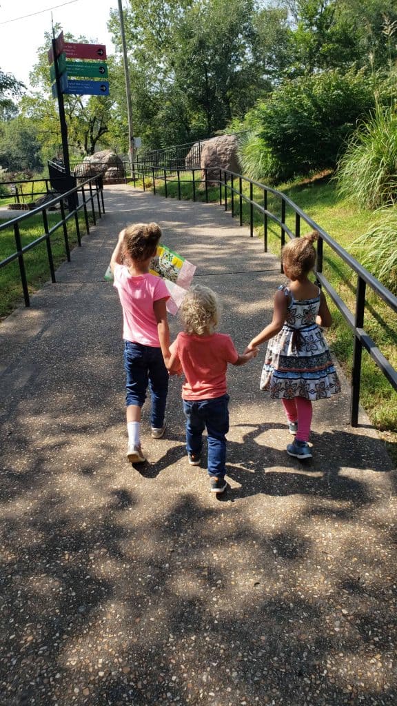 The littles at the zoo